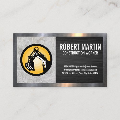 Construction Vehicle  Dozer Appointment Card