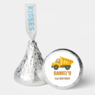 Construction Vehicle Dump Truck Birthday Party Hershey®'s Kisses®
