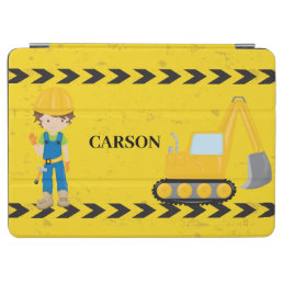 Construction Vehicle Kids Yellow Cool Custom iPad Air Cover