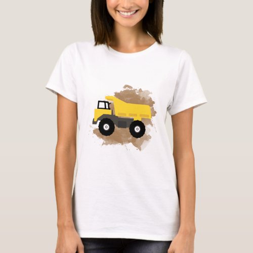 Construction Vehicle Mud  T_Shirt