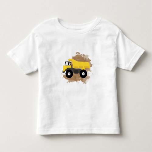 Construction Vehicle Mud  Toddler T_shirt