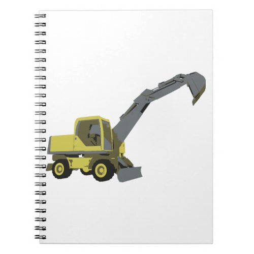 Construction Vehicle Notebook