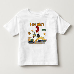 Construction Vehicles 3rd Birthday Tshirts