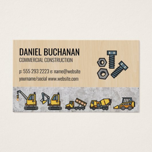 Construction Vehicles | Nuts and Bolts (Front)