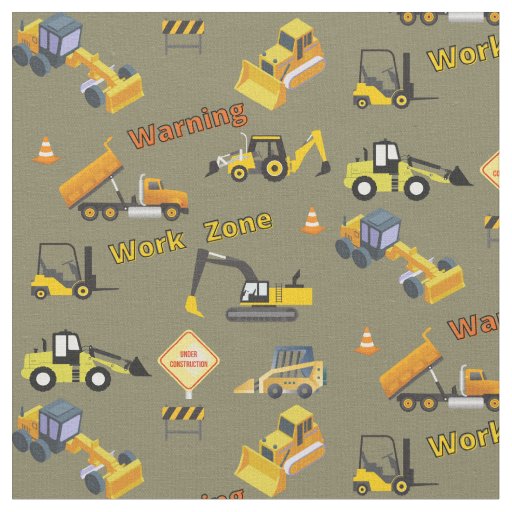 Construction Warning Work Zone Fabric