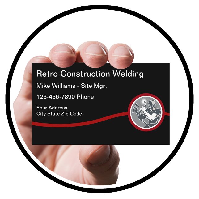 Construction Welding Service Business Card (Creator Uploaded)