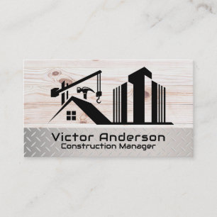 Construction Winch Commercial Properties Business Card