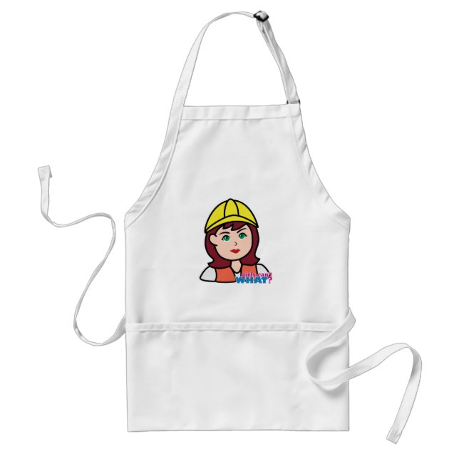 Construction Worker Adult Apron (Front)