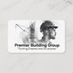 Construction Worker | Building Site Business Card
