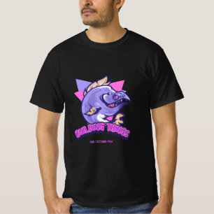 CONSTRUCTION WORKER BUILDING THINGS CATCHING FISH T-Shirt