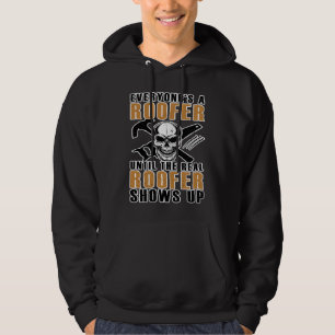 Construction Worker Coffee Beer Roofing Tools Roof Hoodie