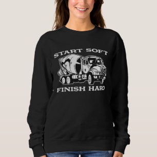 Construction Worker Concrete Finisher Sweatshirt