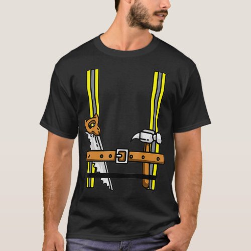 Construction Worker Cool Cosplay Halloween T_Shirt