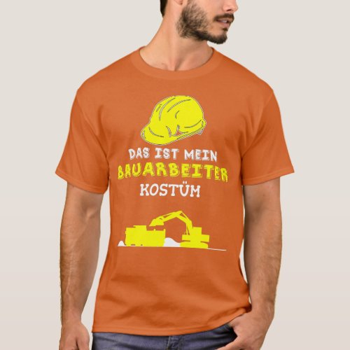 Construction worker costume Halloween carnival par T_Shirt