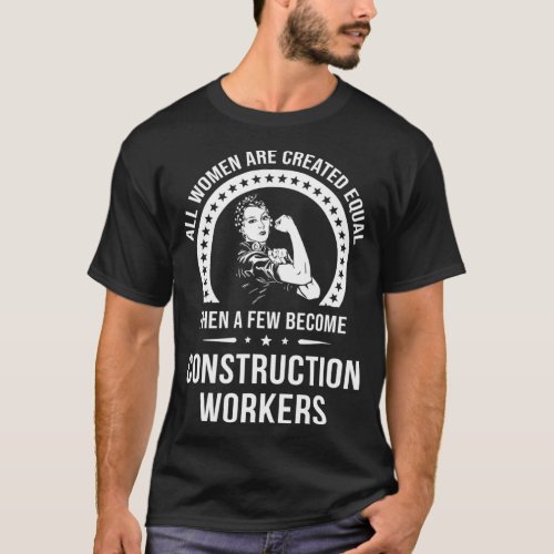 Construction Worker  for Women  Construction T_Shirt