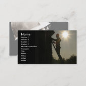 Construction Worker, Handy Man Business Card (Front/Back)
