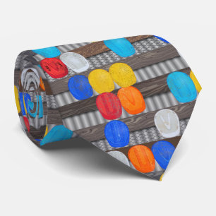 Construction Worker Hard Hats Neck Tie