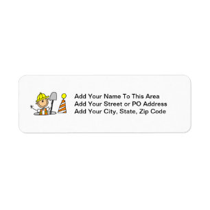 Construction Worker in Manhole T-shirts and Gifts Label