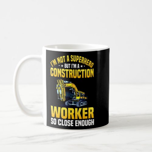 Construction Worker Labourer Contractor Hard Hats  Coffee Mug