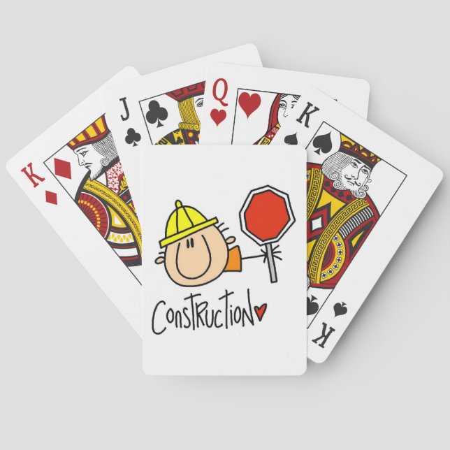 Construction Worker Poker Cards (Back)