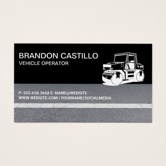 Construction Worker | Road Roller (Front)