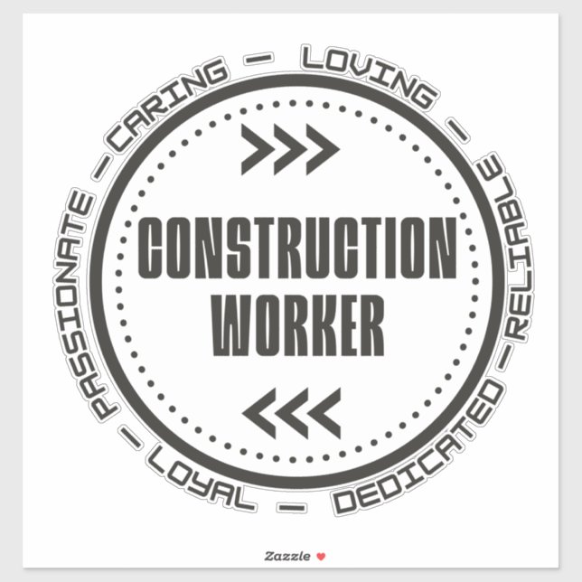 Construction Worker Sticker (Sheet)