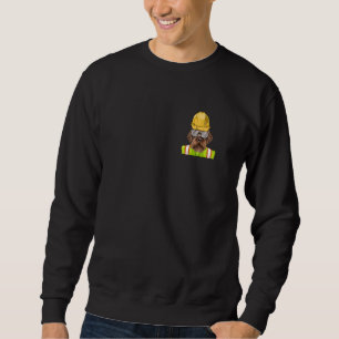 Construction Worker Wirehaired Pointing Griffon Po Sweatshirt