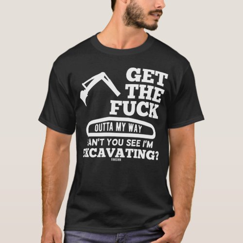 Construction workers excavators T_Shirt