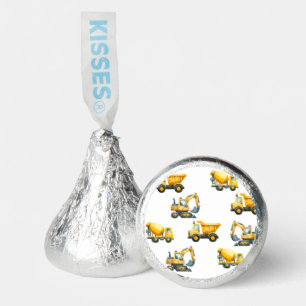 Construction, yellow dump truck Hershey' candy 