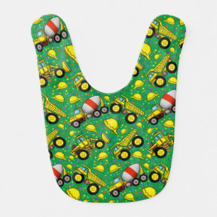 Construction Zone Baby Bib