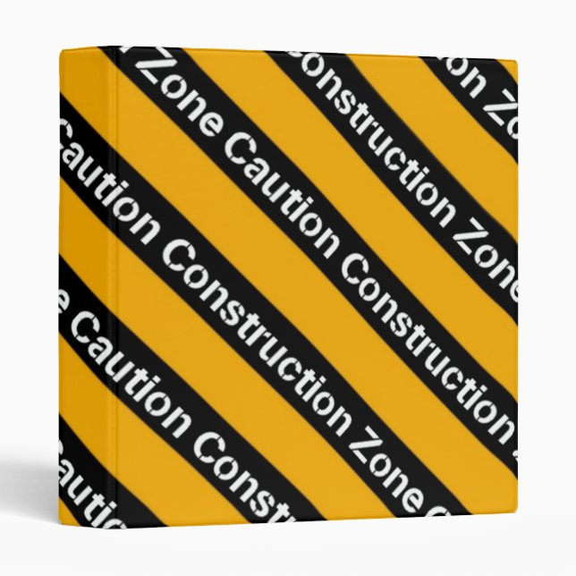Construction Zone Binder (Front/Spine)