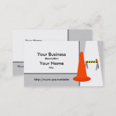 Construction Zone Business Card (Front/Back)