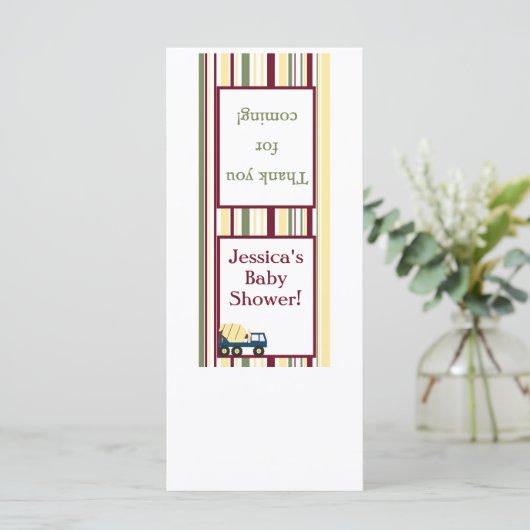 Construction Zone Lollipop Topper (Standing Front)