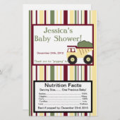 Construction Zone Microwave Popcorn Wrapper (Front/Back)