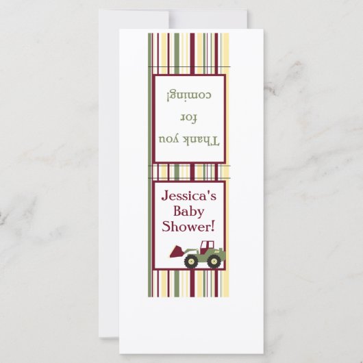 Construction Zone Mint Matchbook (Front)