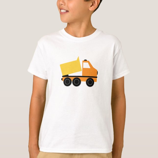 Construction Zone T-shirt with Dump Truck (Front)