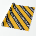 Construction Zone Wrapping Paper