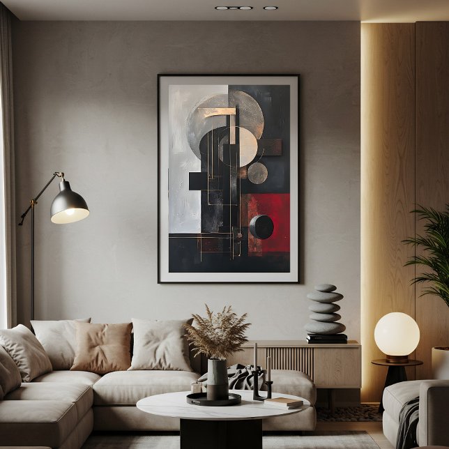 Constructivist Abstraction Canvas Print (Creator Uploaded)