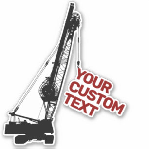 Construstion Crane Sticker