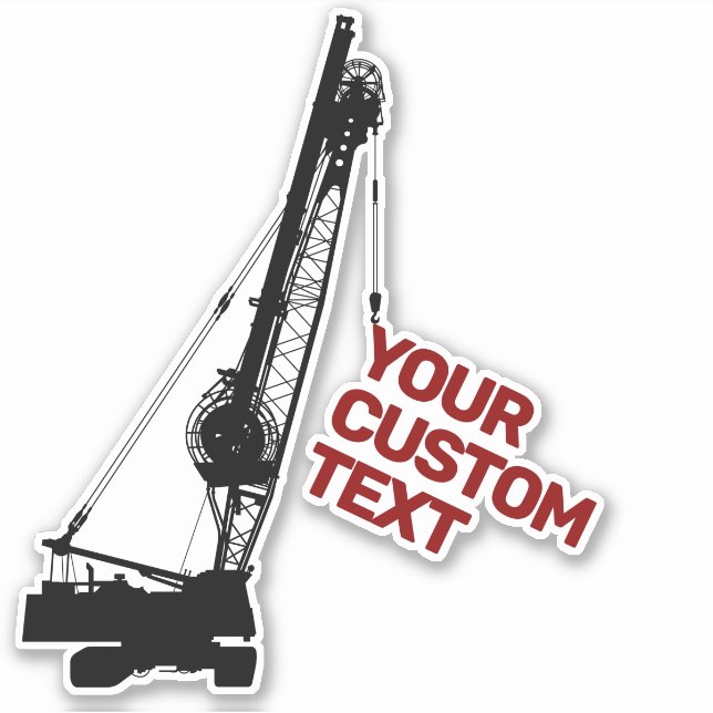 Construstion Crane Sticker (Front)