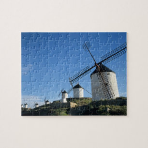 Consuegra, La Mancha, Spain, windmills 2 Jigsaw Puzzle