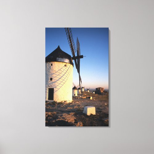Consuegra La Mancha Spain windmills Canvas Print