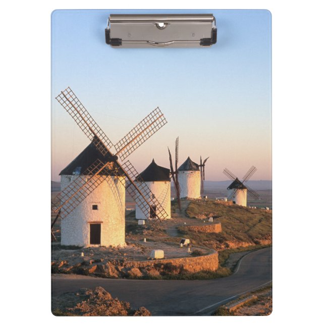 Consuegra, La Mancha, Spain, windmills Clipboard (Front)