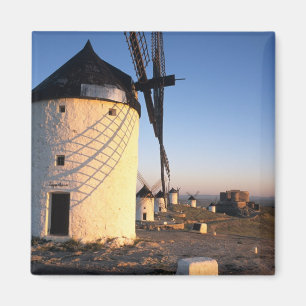 Consuegra, La Mancha, Spain, windmills Magnet