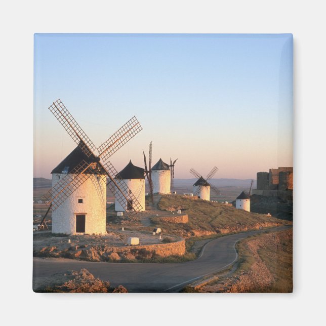 Consuegra, La Mancha, Spain, windmills Magnet (Front)