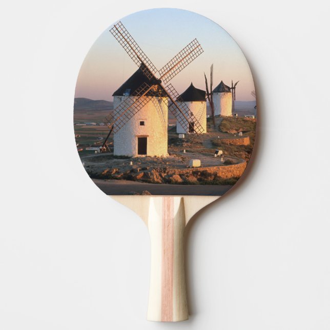 Consuegra, La Mancha, Spain, windmills Ping-Pong Paddle (Front)