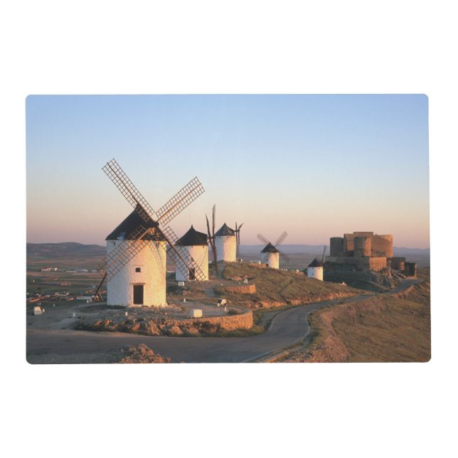 Consuegra, La Mancha, Spain, windmills Placemat (Front)