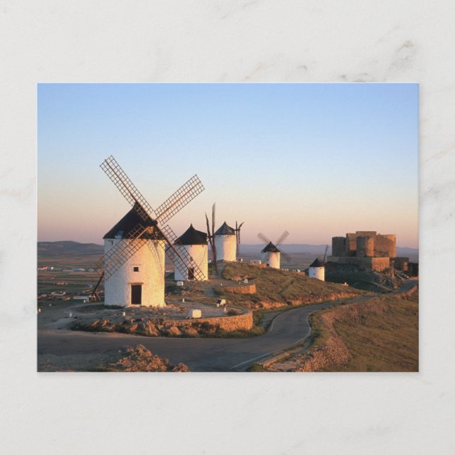 Consuegra, La Mancha, Spain, windmills Postcard (Front)