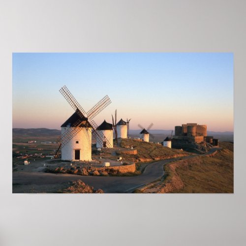 Consuegra La Mancha Spain windmills Poster
