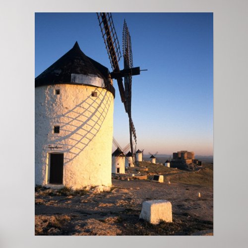 Consuegra La Mancha Spain windmills Poster